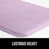 image:imageGORILLA GRIP Memory Foam Toilet Rug for Bathroom 225x195 GreySoft Purple