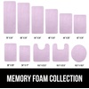 image:imageGORILLA GRIP Memory Foam Toilet Rug for Bathroom 225x195 GreySoft Purple