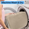 image:imageGORILLA GRIP Memory Foam Toilet Rug for Bathroom 225x195 GreyTaupe