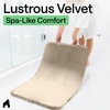 image:imageGORILLA GRIP Memory Foam Toilet Rug for Bathroom 225x195 GreyTaupe