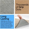 image:imageGORILLA GRIP Memory Foam Toilet Rug for Bathroom 225x195 GreyTaupe