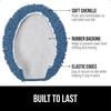 image:imageGORILLA GRIP Soft Chenille Toilet Lid Seat Cover 195x185 GrayBlue