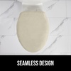 image:imageGORILLA GRIP Soft Chenille Toilet Lid Seat Cover 195x185 GrayChampagne