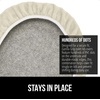 image:imageGORILLA GRIP Soft Chenille Toilet Lid Seat Cover 195x185 GrayChampagne