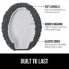 image:imageGORILLA GRIP Soft Chenille Toilet Lid Seat Cover 195x185 GrayCharcoal