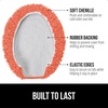 image:imageGORILLA GRIP Soft Chenille Toilet Lid Seat Cover 195x185 GrayCoral