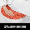 image:imageGORILLA GRIP Soft Chenille Toilet Lid Seat Cover 195x185 GrayCoral