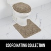 image:imageGORILLA GRIP Soft Chenille Toilet Lid Seat Cover 195x185 GrayGray Beige