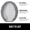 image:imageGORILLA GRIP Soft Chenille Toilet Lid Seat Cover 195x185 GrayGrey
