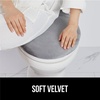 image:imageGORILLA GRIP Soft Chenille Toilet Lid Seat Cover 195x185 GrayGrey