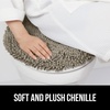 image:imageGORILLA GRIP Soft Chenille Toilet Lid Seat Cover 195x185 GrayLatte