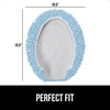image:imageGORILLA GRIP Soft Chenille Toilet Lid Seat Cover 195x185 GrayLight Blue
