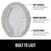 image:imageGORILLA GRIP Soft Chenille Toilet Lid Seat Cover 195x185 GrayLight Gray