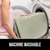 image:imageGORILLA GRIP Soft Chenille Toilet Lid Seat Cover 195x185 GraySage