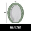 image:imageGORILLA GRIP Soft Chenille Toilet Lid Seat Cover 195x185 GraySage