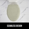 image:imageGORILLA GRIP Soft Chenille Toilet Lid Seat Cover 195x185 GraySage