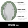 image:imageGORILLA GRIP Soft Chenille Toilet Lid Seat Cover 195x185 GraySage