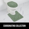 image:imageGORILLA GRIP Soft Chenille Toilet Lid Seat Cover 195x185 GraySage