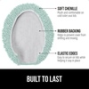image:imageGORILLA GRIP Soft Chenille Toilet Lid Seat Cover 195x185 GraySea Blue