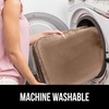image:imageGORILLA GRIP Soft Chenille Toilet Lid Seat Cover 195x185 GrayTaupe