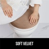 image:imageGORILLA GRIP Soft Chenille Toilet Lid Seat Cover 195x185 GrayTaupe