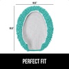 image:imageGORILLA GRIP Soft Chenille Toilet Lid Seat Cover 195x185 GrayTurquoise