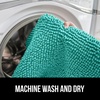 image:imageGORILLA GRIP Soft Chenille Toilet Lid Seat Cover 195x185 GrayTurquoise