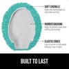 image:imageGORILLA GRIP Soft Chenille Toilet Lid Seat Cover 195x185 GrayTurquoise
