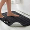 image:imageGORILLA GRIP Memory Foam Bathroom Rugs Absorbent Bath Mat 24x16 GrayBlack