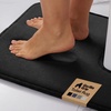 image:imageGORILLA GRIP Memory Foam Toilet Rug for Bathroom 225x195 GreyBlack