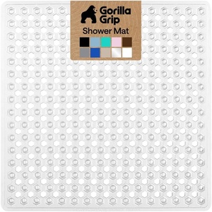 image:imageGORILLA GRIP Bath Tub Shower Mat Bathtub Floor Liner 35x16 ClearClear