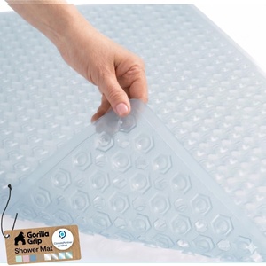 image:imageGORILLA GRIP Bath Tub Shower Mat Bathtub Floor Liner 35x16 ClearFrosted Ice