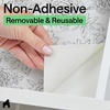 image:imageGORILLA GRIP Shelf Liner Kitchen Drawer Protector 12x240 MarbleFloral Gray