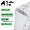 image:imageGORILLA GRIP Shelf Liner Kitchen Drawer Protector 12x240 MarbleFloral Gray