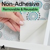 image:imageGORILLA GRIP Shelf Liner Kitchen Drawer Protector 12x240 MarbleSpiral Gray Turquoise White