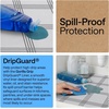 image:imageGORILLA GRIP Shelf Liner Kitchen Drawer Protector 12x240 MarbleStripe GrayWhite