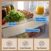 image:imageGORILLA GRIP Shelf Liner NonAdhesive Cabinet Liners 12x20 ClearBeige Opaque Ribbed