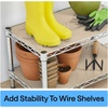 image:imageGORILLA GRIP Shelf Liner NonAdhesive Cabinet Liners 12x20 ClearBeige Opaque Ribbed