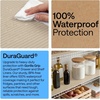 image:imageGORILLA GRIP Shelf Liner NonAdhesive Cabinet Liners 12x20 ClearBeige Opaque Ribbed