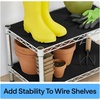 image:imageGORILLA GRIP Shelf Liner NonAdhesive Cabinet Liners 12x20 ClearBlack Onyx Ribbed