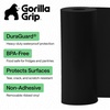 image:imageGORILLA GRIP Shelf Liner NonAdhesive Cabinet Liners 12x20 ClearBlack Onyx Ribbed