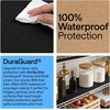 image:imageGORILLA GRIP Shelf Liner NonAdhesive Cabinet Liners 12x20 ClearBlack Onyx Ribbed
