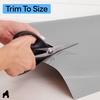 image:imageGORILLA GRIP Shelf Liner NonAdhesive Cabinet Liners 12x20 ClearGray Ribbed