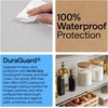 image:imageGORILLA GRIP Shelf Liner NonAdhesive Cabinet Liners 12x20 ClearLight Gray Ribbed