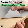 image:imageGORILLA GRIP Shelf Liner NonAdhesive Cabinet Liners 12x20 ClearLight Gray Ribbed