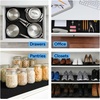image:imageGORILLA GRIP powerGRIP Drawer Shelf and Cabinet Liner 12x10 Light GrayBlack