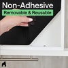 image:imageGORILLA GRIP powerGRIP Drawer Shelf and Cabinet Liner 12x10 Light GrayBlack