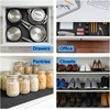 image:imageGORILLA GRIP powerGRIP Drawer Shelf and Cabinet Liner 12x10 Light GrayCharcoal