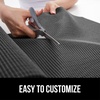 image:imageGORILLA GRIP powerGRIP Drawer Shelf and Cabinet Liner 12x10 Light GrayCharcoal