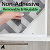 image:imageGORILLA GRIP powerGRIP Drawer Shelf and Cabinet Liner 12x10 Light GrayChevron GrayWhite